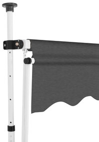 Toldo retrátil manual 400 cm antracite