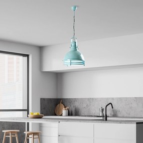 Chandelier Saglam – Turquesa – Ø30 h:40 cm