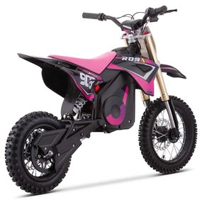 Mini moto elétrica para crianças MINICROSS 1100W Roan 903 motor eléctrico Brush 12/10" Rosa