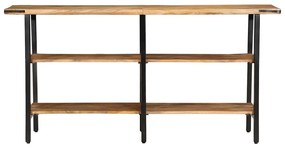 Mesa consola 140x35x70 cm madeira de mangueira maciça