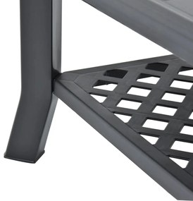 Mesa de centro 90x60x46 cm plástico antracite