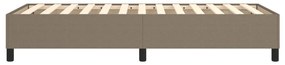 Estrutura de cama sem colchão 80x200 cm tecido cinzento