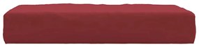 Almofadão p/ móveis de paletes 60x60x9,5 cm oxford vermelho-tinto