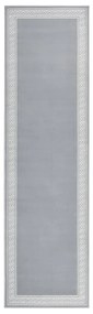 vidaXL Passadeira 80x300 cm polipropileno cinzento com padrão