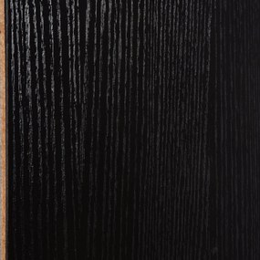 Sapateira Emile com 3 Divisórias - Preto - Design Moderno