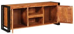 Gabinete para TV Castanho Madeira de acácia maciça