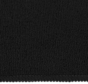Tapetes antiderrapantes retang. p/ escadas 15pcs 75x20 cm preto