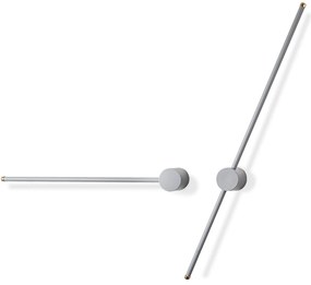 Candeeiro de Parede Sword - Branco - Largura: 91 cm Altura: 10 cm Prof