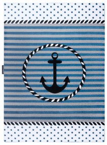 Tapete PETIT MARINE ÂNCORA MAR azul