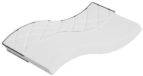 Colchão de espuma médio suave 90x200 cm