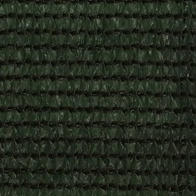 Tela de varanda 90x500 cm PEAD verde-escuro