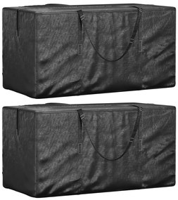 Sacos de arrumação p/ árvore de Natal 2 pcs polietileno preto