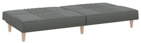 Sofá-Cama Juno em Tecido Cinzento-Escuro - Design Nórdico