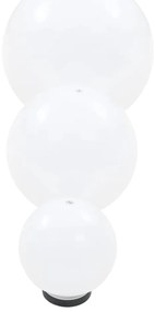 6 pcs conjunto de candeeiros esféricos LED 20/30/40 cm PMMA