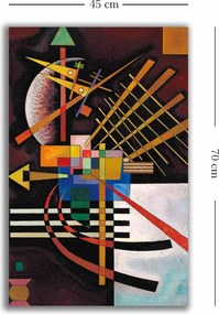 Pintura Decorativa em Tela 4570KANDINSKY004 – Multicolor – 45 x 70 cm