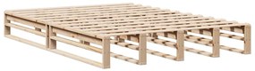 Cama com estante sem colchão 140x190 cm madeira maciça