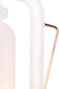 Candeeiro de mesa recarregável 30 cm IP44 branco - STORM Small