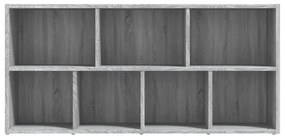 Estante 50x25x106 cm cinzento sonoma