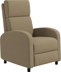 Poltrona relax, poltrona reclinável de sala, poltrona de relaxamento - encosto ajustável até 160°, apoio para os pés integrado