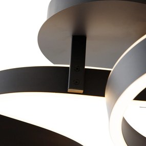 Candeeiro de teto antracite LED regulável 3 etapas - FRANK Design