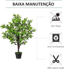 Planta Artificial com Altura 120cm Oliveira Artificial com 1080 Azeito