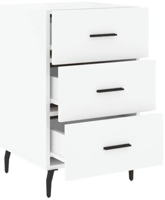 Mesa de cabeceira 40x40x66 cm derivados de madeira branco