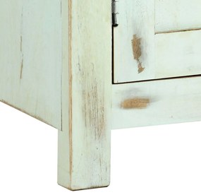 Aparador 110x35x70 cm madeira de mangueira maciça azul-claro