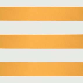 Toldo retrátil automático 5x3 m amarelo e branco