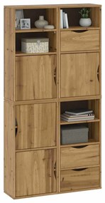 Móveis de apoio 4 pcs ODDA 40x24x79 cm pinho de madeira maciça