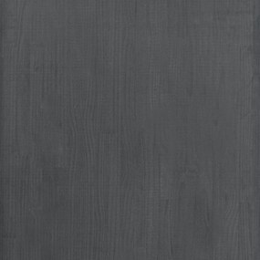 Estante 60x30x105 cm madeira de pinho maciça cinzento
