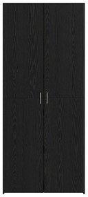 Buffet Alta Carvalho Preto 40x42.5x185 cm Madeira de Engenharia