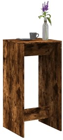 Mesa de bar 51x50x103,5 cm derivados de madeira carvalho fumado
