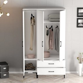 Guarda-roupa Kumsal ST – Branco – 120 cm x 47,5 cm x 201,4 cm