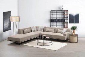 Sofá de Canto Bentley – Bege – 302 cm x 80 cm x 302 cm