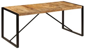 Mesa de jantar 180x90x75 cm madeira de magueira maciça