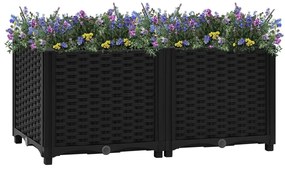 Canteiro elevado 80x40x38 cm polipropileno