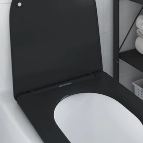 Assento de Vaso Sanitário com Liberação Rápida - Duroplast, Preto