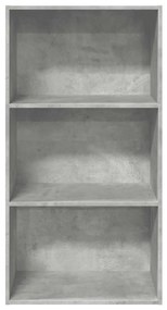 Estante 60x30x114 cm derivados de madeira cinzento cimento