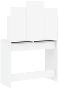 Toucador com espelho 96x39x142 cm cor branco
