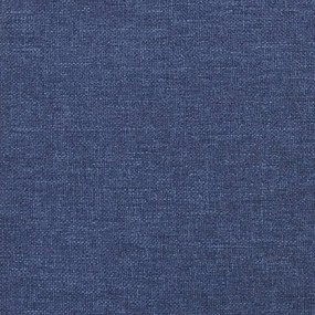 Cabeceira de cama 2 pcs tecido 80x5x78/88 cm azul