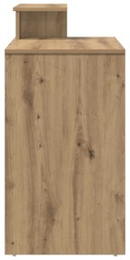 mesa com Armazenamento Carvalho Artesanal 120.5x44x88.5 cm Madeira Der