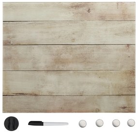 vidaXL Quadro magnético em vidro para parede 40x40 cm