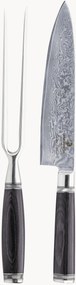 Conjunto de talheres de trinchar em aço de Damasco Chef Cuisine, conjunto de 2