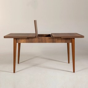 Mesa de Jantar Extensível Vina – Nogueira – 130x77x80 cm
