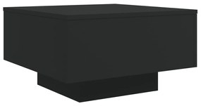 Mesa de centro 55x55x31 cm derivados de madeira preto