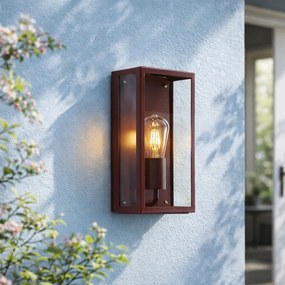 Candeeiro de parede exterior clássico vermelho IP44 - Rotterdam