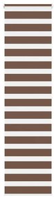 vidaXL Cortina de zebra 60x200 cm largura do tecido 55,9 cm poliéster