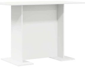 Mesa de Jantar vidaXL Branca 110x60x75 cm Madeira Engenharia