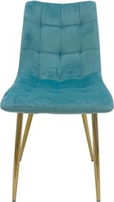 Cadeira Shayla (Veludo verde agua)