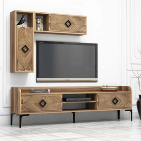 Unidade de TV Samba – Nogueira – 180x52x35 cm